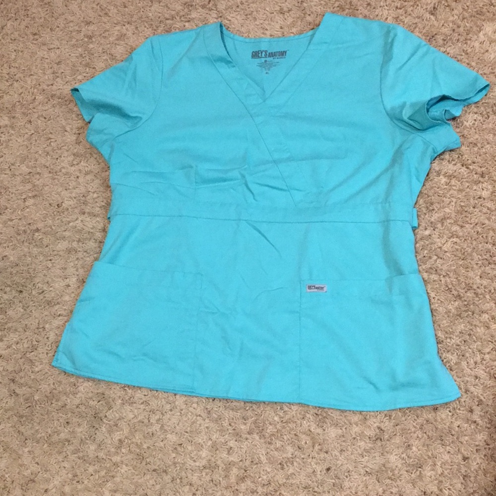 Greys Anatomy mock scrub top
